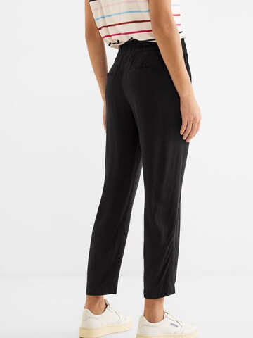 STREET ONE Loose fit Pants 'Bonny' in Black