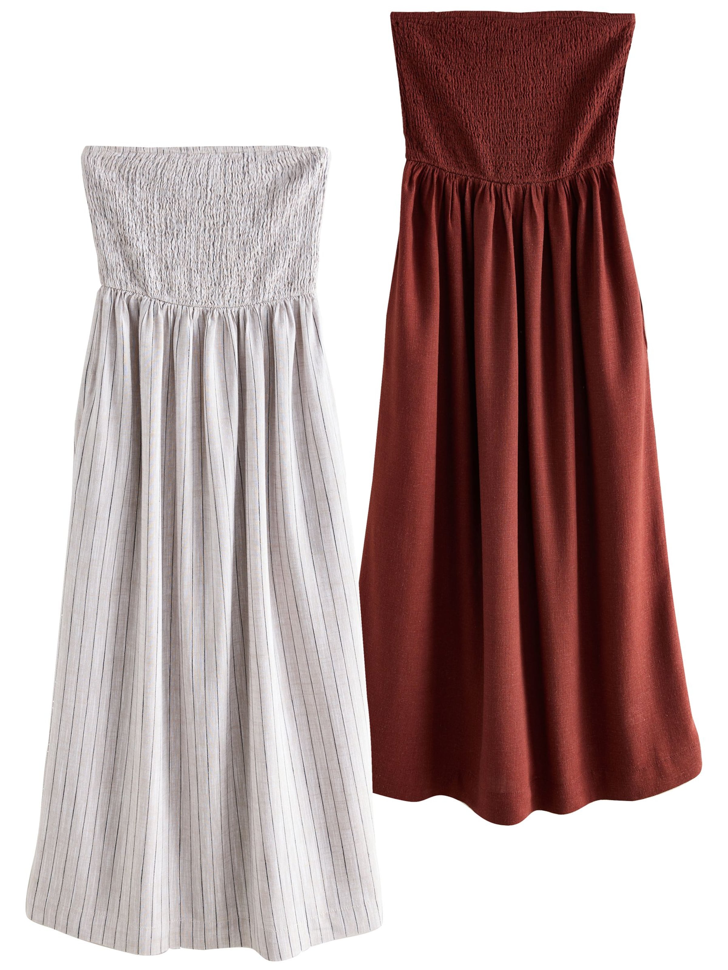 The Set Šaty - Hnedá: predná strana