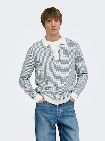 Only & Sons Tröja 'ONSADRIAN' i vit: framsida
