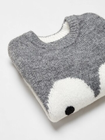 MANGO KIDS Pullover 'PINGU 2' in Grau