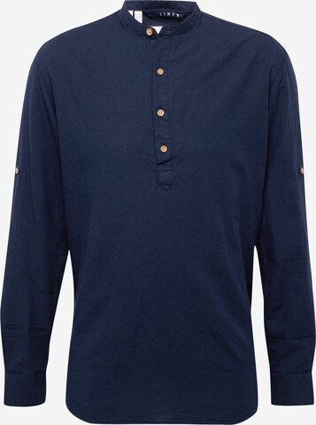 SELECTED HOMME Button Up Shirt in Blue: front