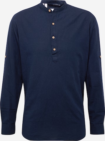 SELECTED HOMME Regular fit Button Up Shirt in Blue: front