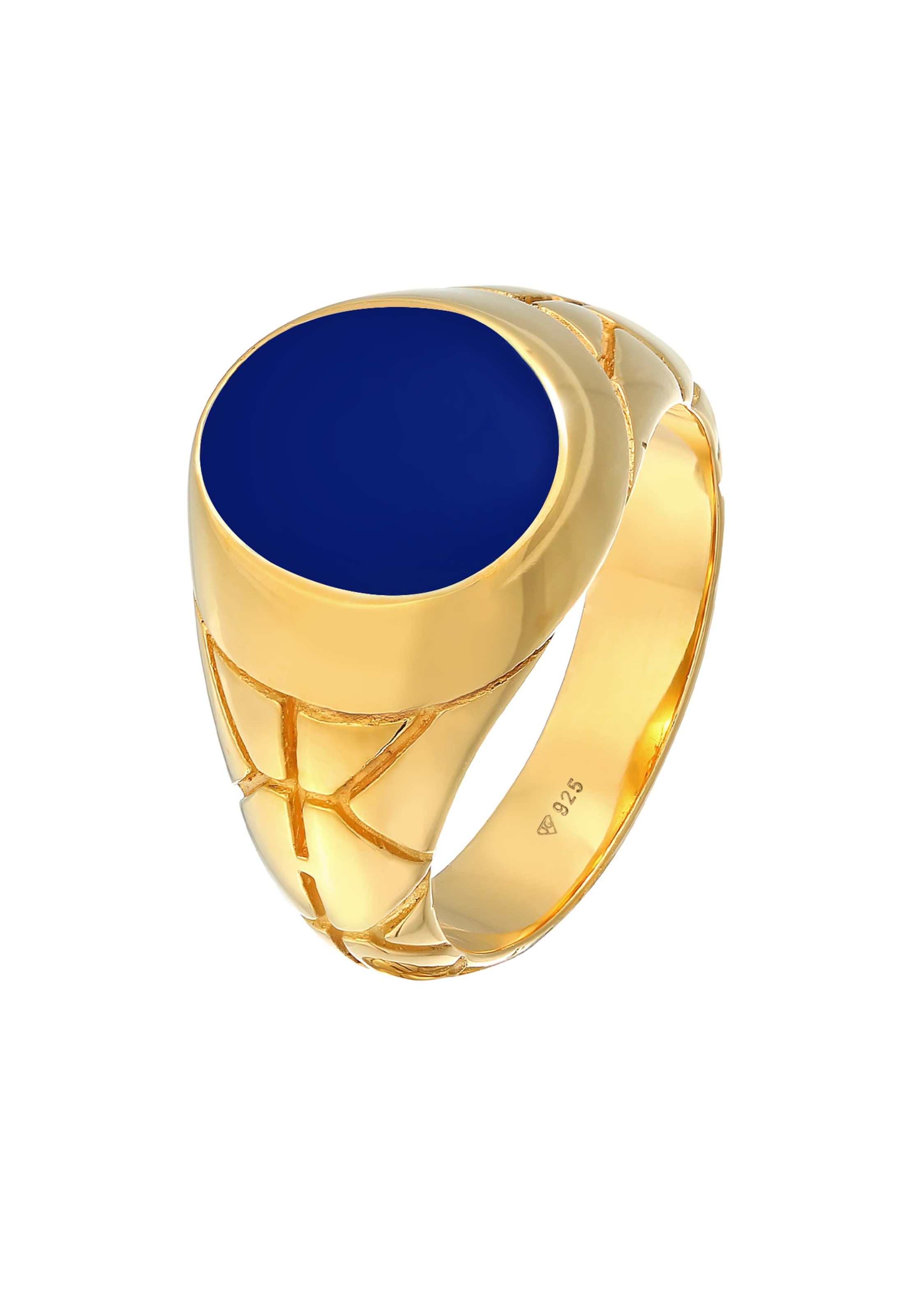 KUZZOI Ring in Blau: Vorderseite