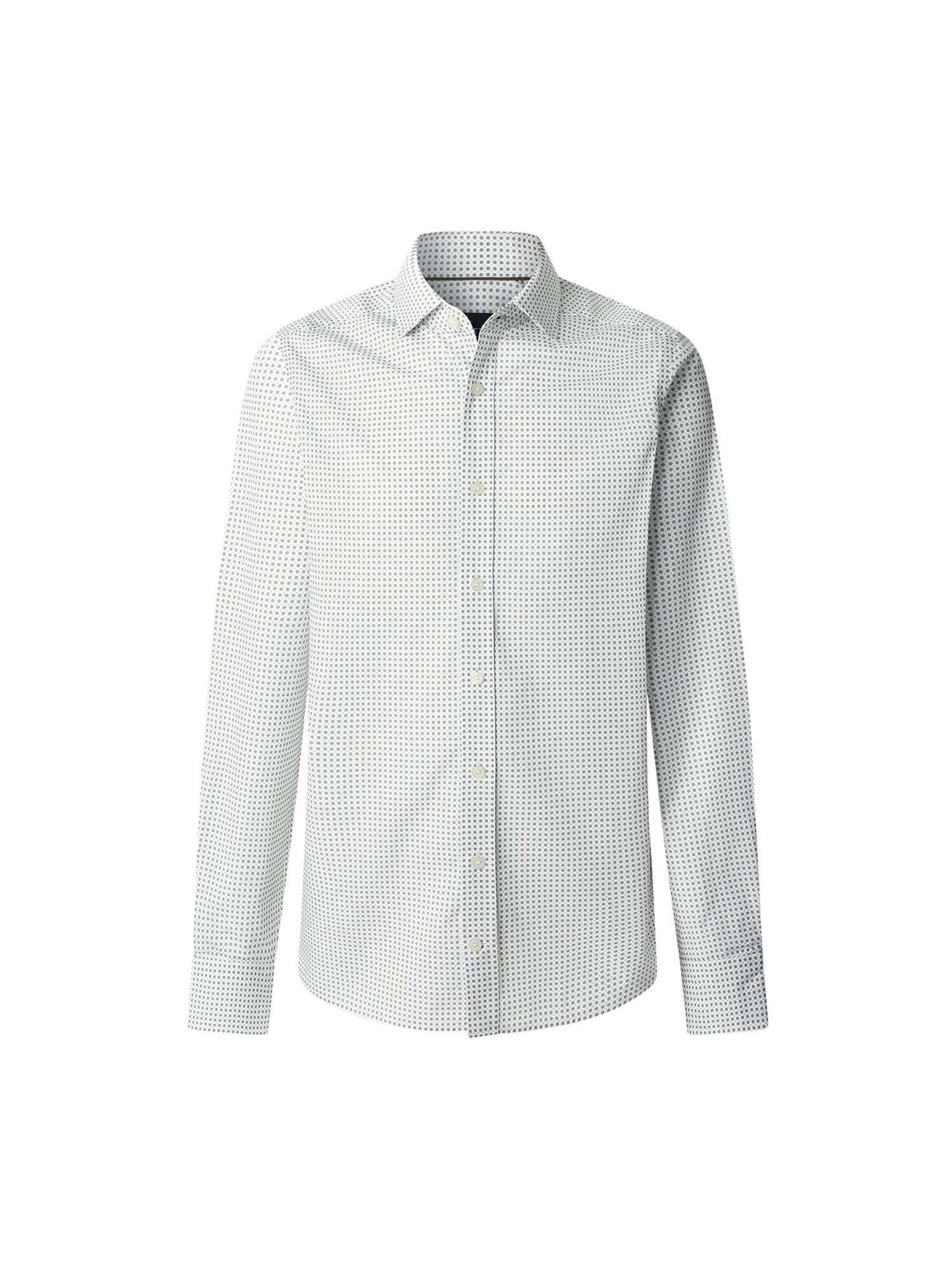 Hackett London Regular fit Overhemd in Groen: voorkant