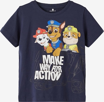 NAME IT Shirts 'Pawpatrol' i blå: forside