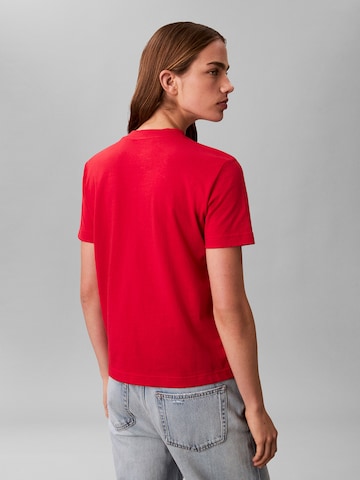 Calvin Klein Jeans Majica 'HERO CLASSIC' | rdeča barva