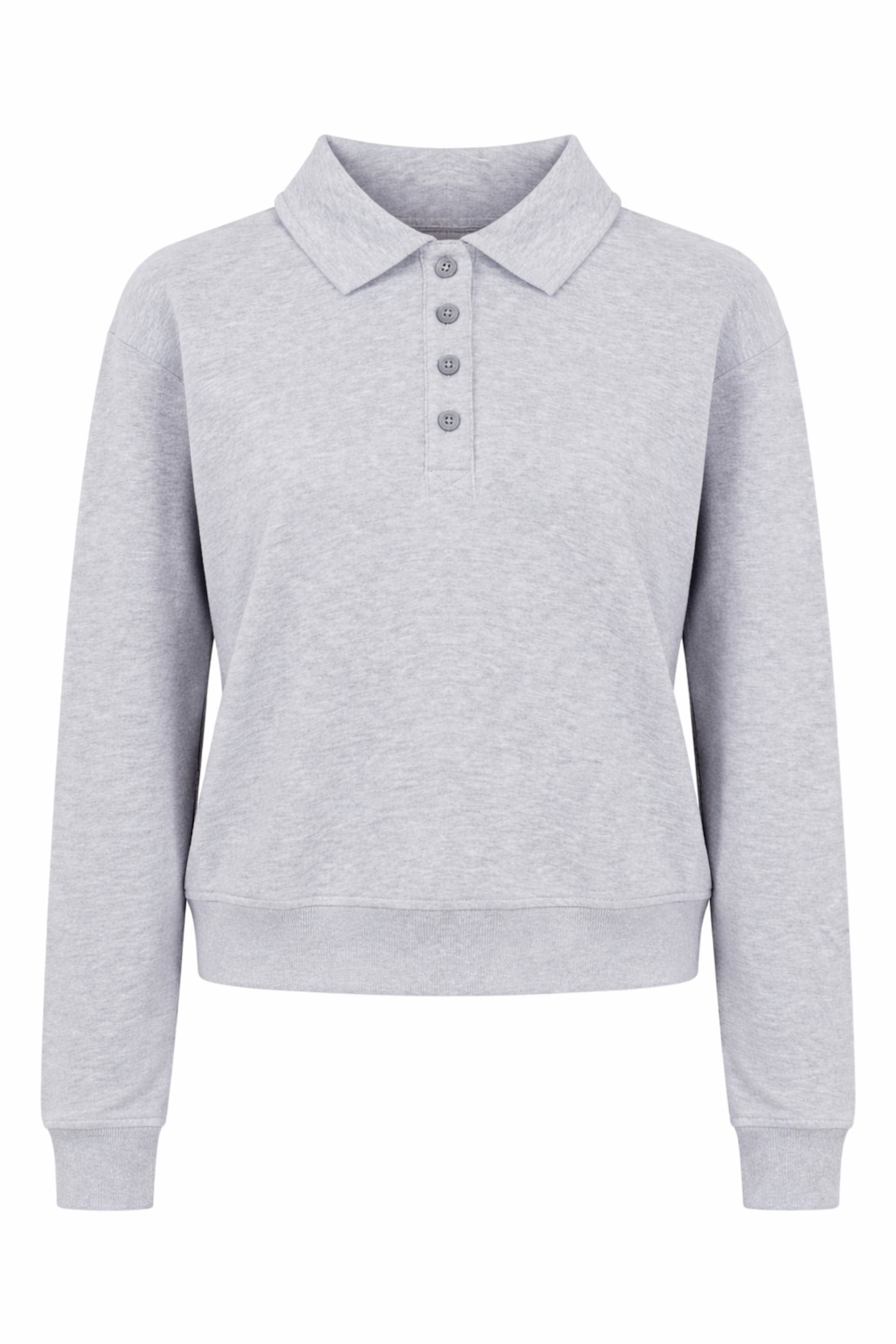 BRAVE SOUL Sweatshirt in Grijs: voorkant