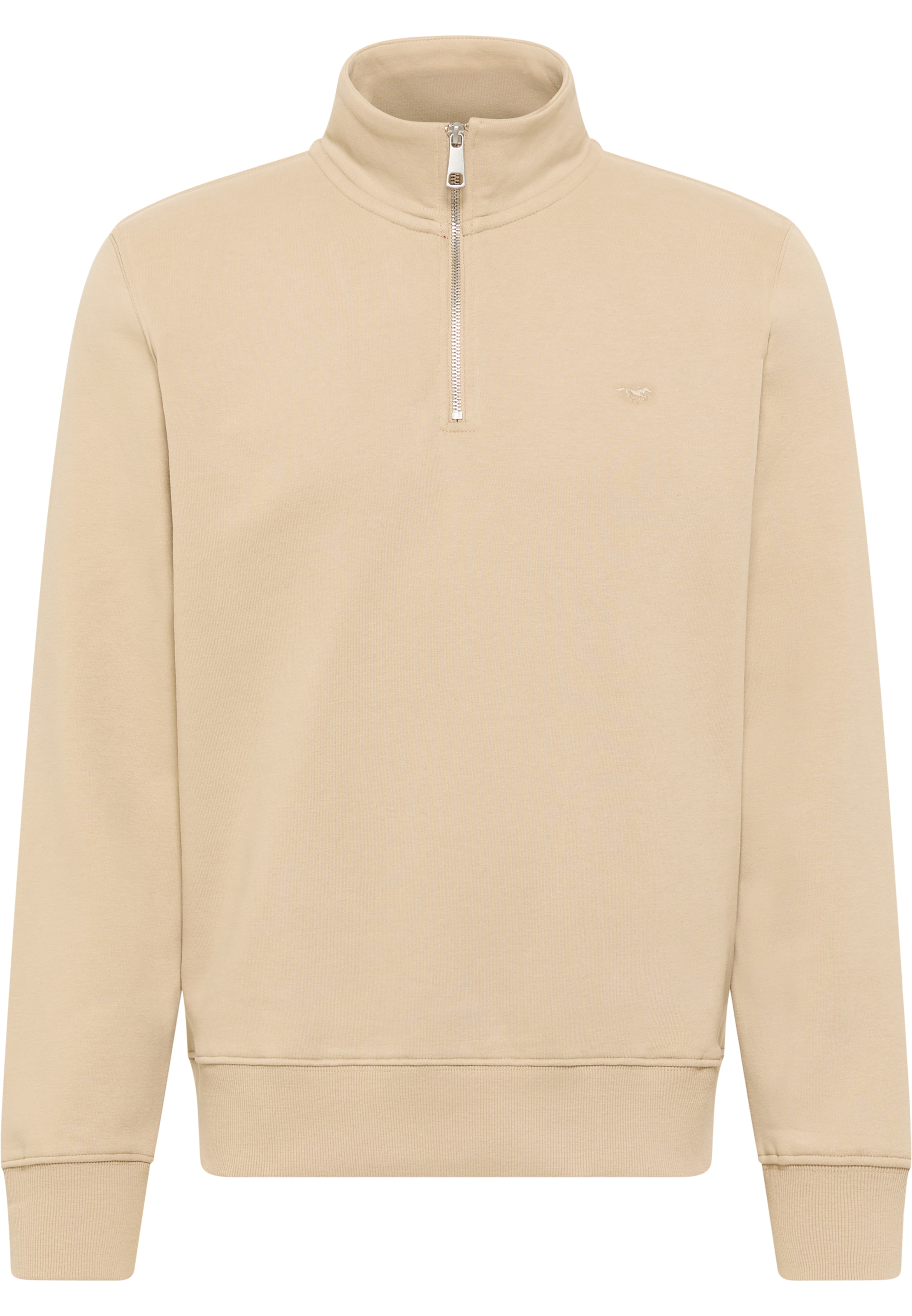 MUSTANG Sweatshirt 'Franklin' in Beige: front