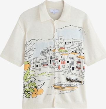 Vestes en maille Next en beige : devant