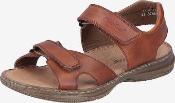 Rieker Sandals '21461' in Brown: front