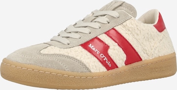 Marc O'Polo Sneakers laag 'Court' in Wit: voorkant