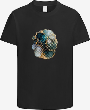 HUSKSWARE Shirt 'Grafik' in Schwarz: Vorderseite