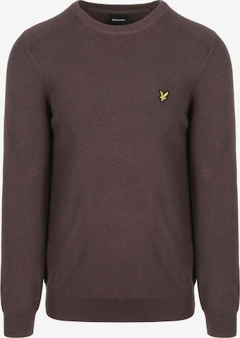 Lyle & Scott Pullover in Braun: Vorderseite
