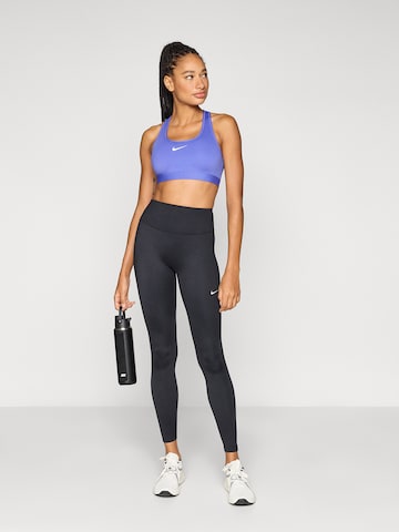 NIKE Bustier Biustonosz sportowy 'SWSH' w kolorze niebieski