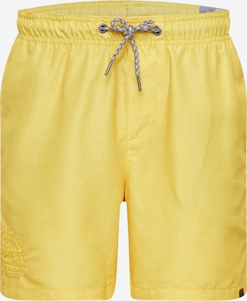 G.I.G.A. DX by killtec Athletic Swim Trunks in Yellow: front