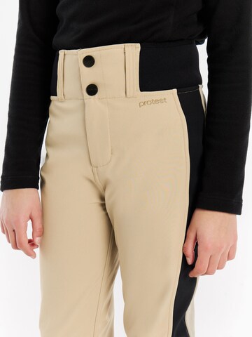 PROTEST Slim fit Sports trousers 'PRTPROUD JR' in Brown