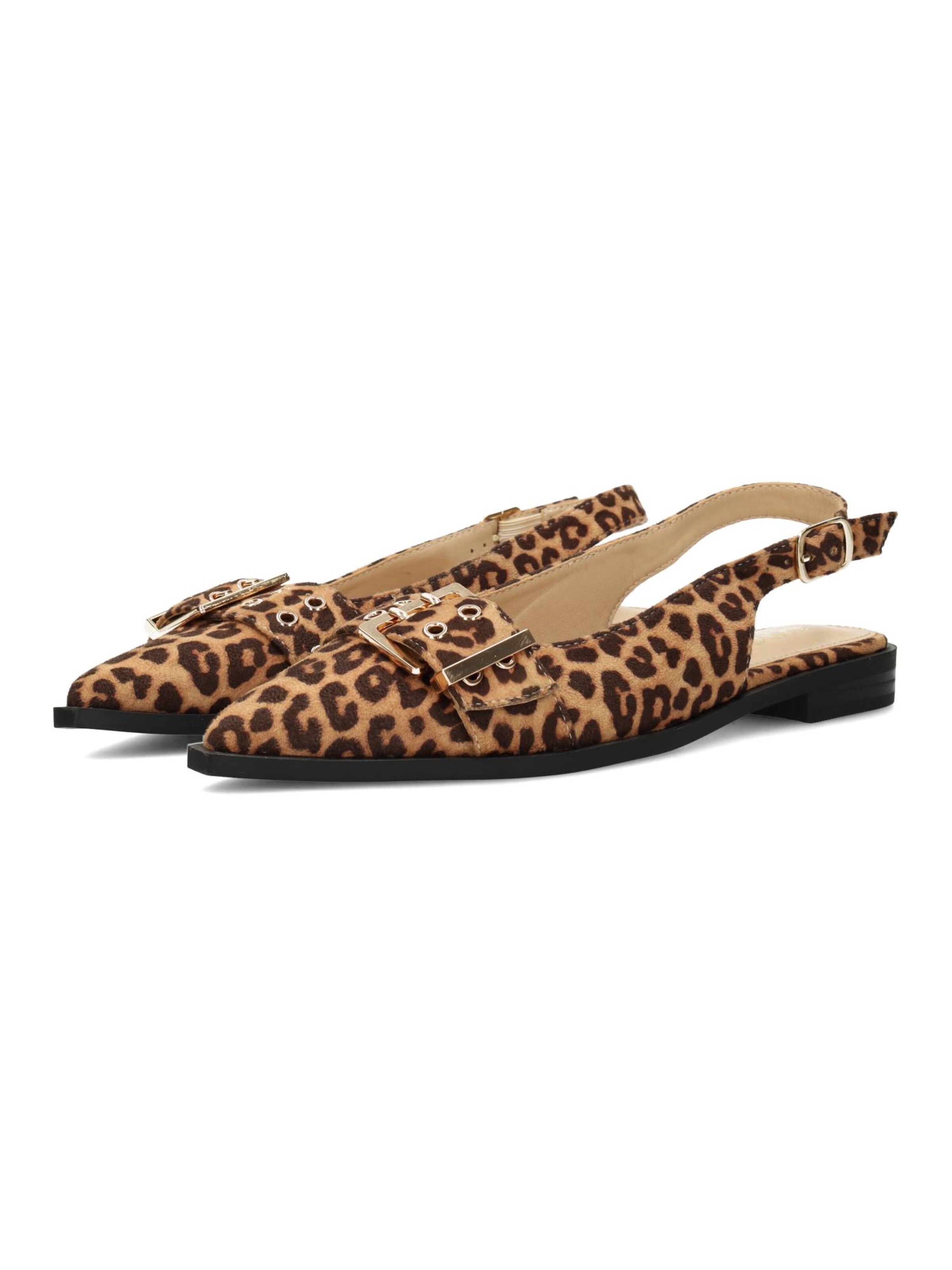 POSH by Poelman Strap ballerina 'CECILE' in Brown