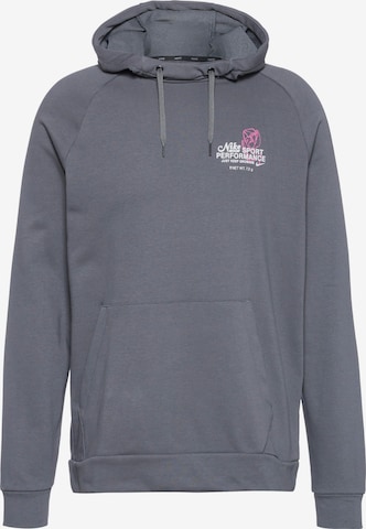 NIKE Athletic Sweatshirt in Grey: front