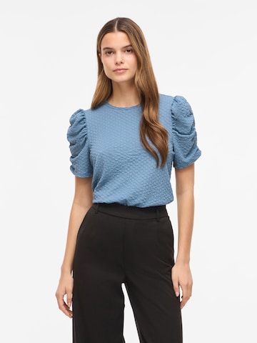 VILA Blouse 'VIAnine' in Blue: front