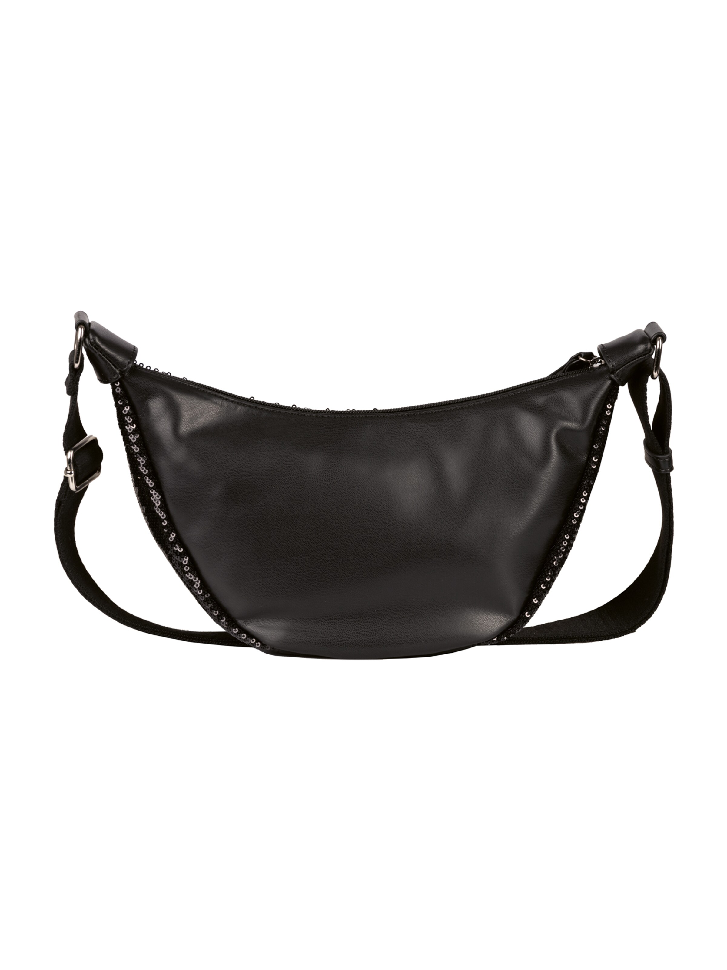 TOM TAILOR DENIM Umhängetasche 'Liriel' in Schwarz