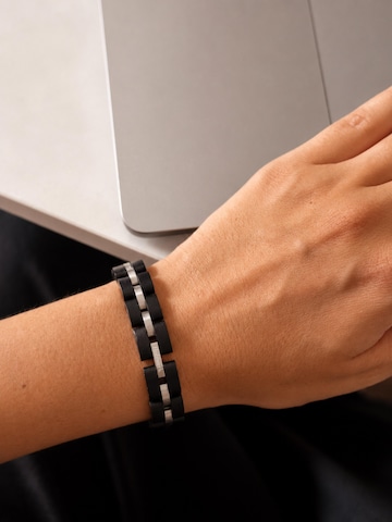 Holzwerk Armband 'STEINSEE' in Zwart
