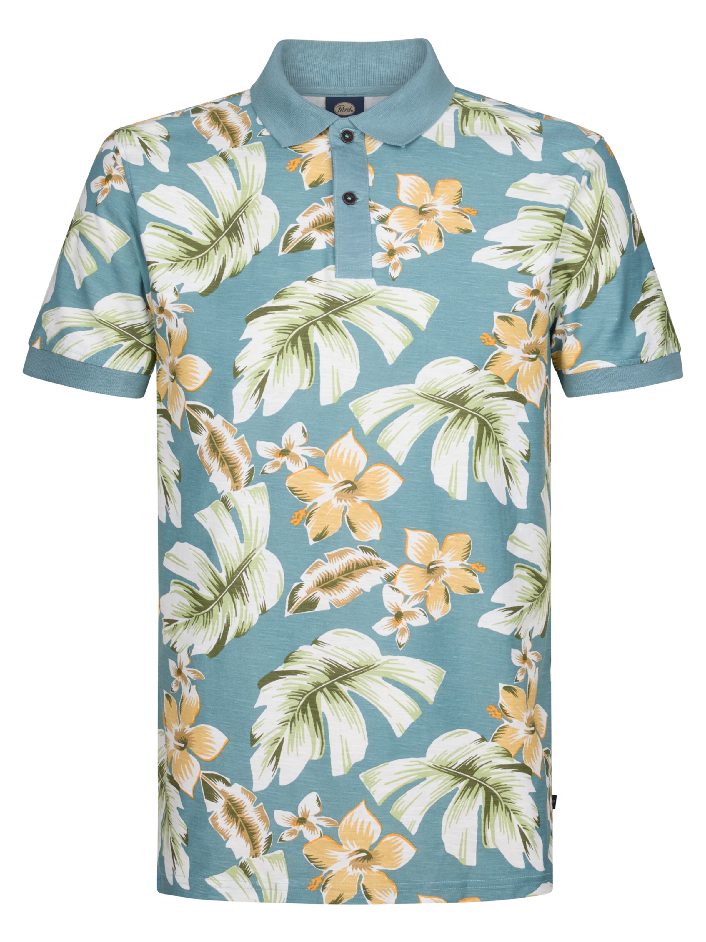 T-Shirt Petrol Industries en bleu : devant