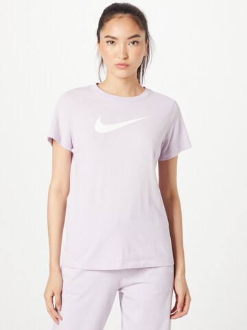 T-shirt fonctionnel NIKE en violet : devant