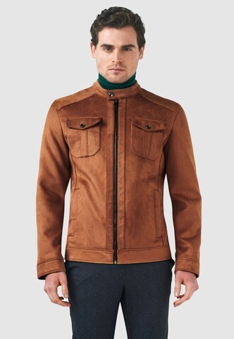 PIERRE CARDIN Jacke in Braun: Vorderseite