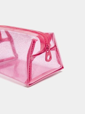 Pull&Bear Kozmetična torbica | roza barva