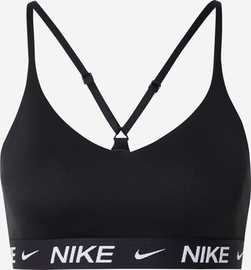 NIKE Sports Bra 'INDY' in Black: front