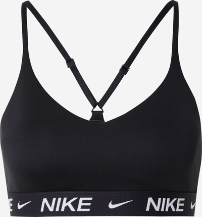 NIKE Sports bra 'INDY' in Black / White, Item view