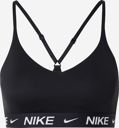 NIKE Urheilurintaliivit 'Indy' koossa XS värissä musta / valkoinen, Tuotenäkymä