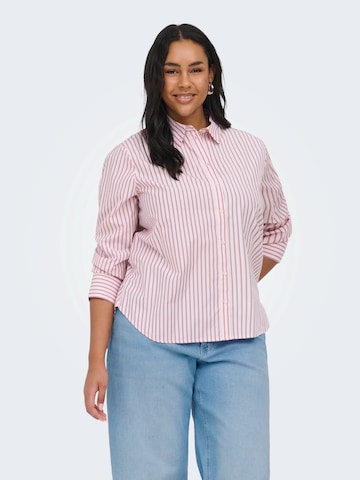 ONLY Carmakoma Blouse 'CAROregon Alva' in Roze: voorkant