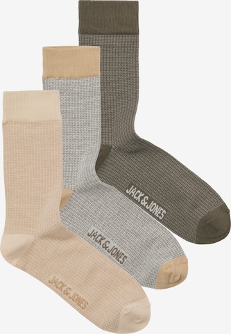 JACK & JONES Носки 'JACBRYAN BIRD EYE' в Бежевый: спереди