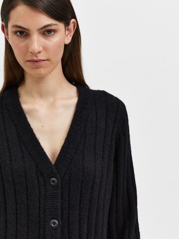 SELECTED FEMME Knit cardigan 'GLOWIE' in Black