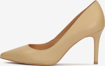 Kazar Pumps i brun: forside