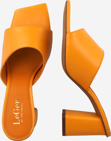 LeGer by Lena Gercke Sandals 'Ginny' in Orange