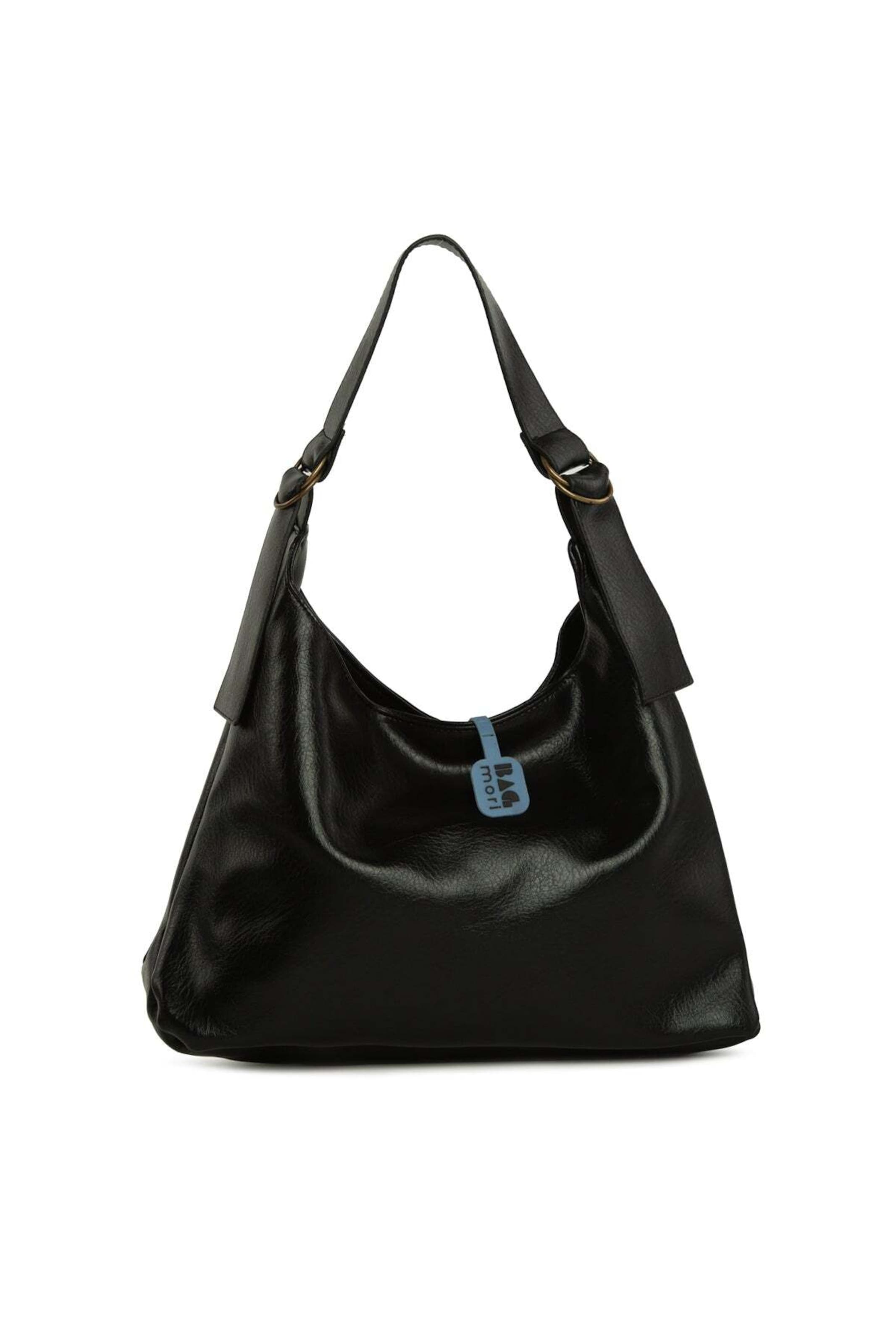 Bagmori - Mala de ombro em preto: frente