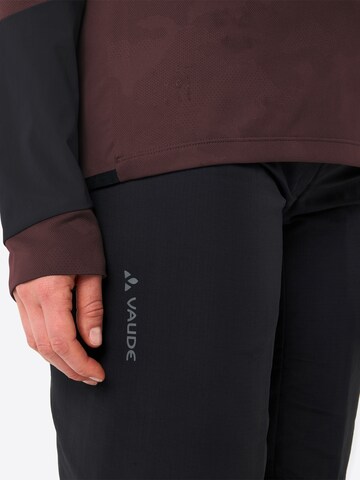 VAUDE Funktionsshirt 'Moab LS PRO' in Braun