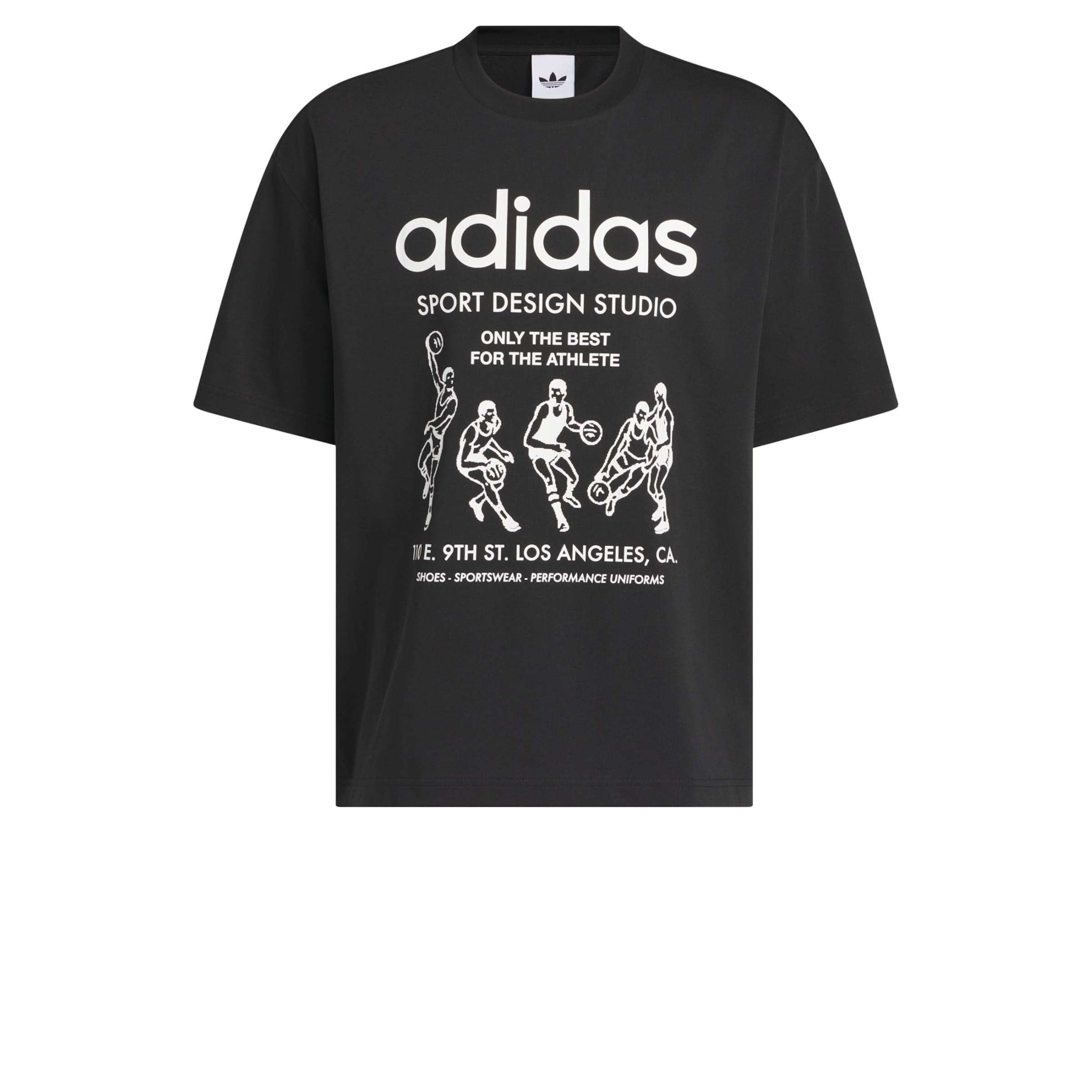 ADIDAS ORIGINALS - Camiseta 'Only The Best For The Athlete' en negro: frente