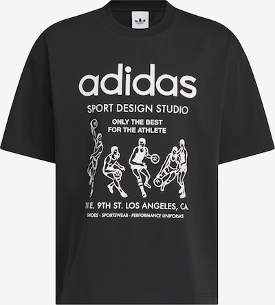 ADIDAS ORIGINALS T-Shirt 'Only The Best For The Athlete' in XS in schwarz / weiß, Produktansicht