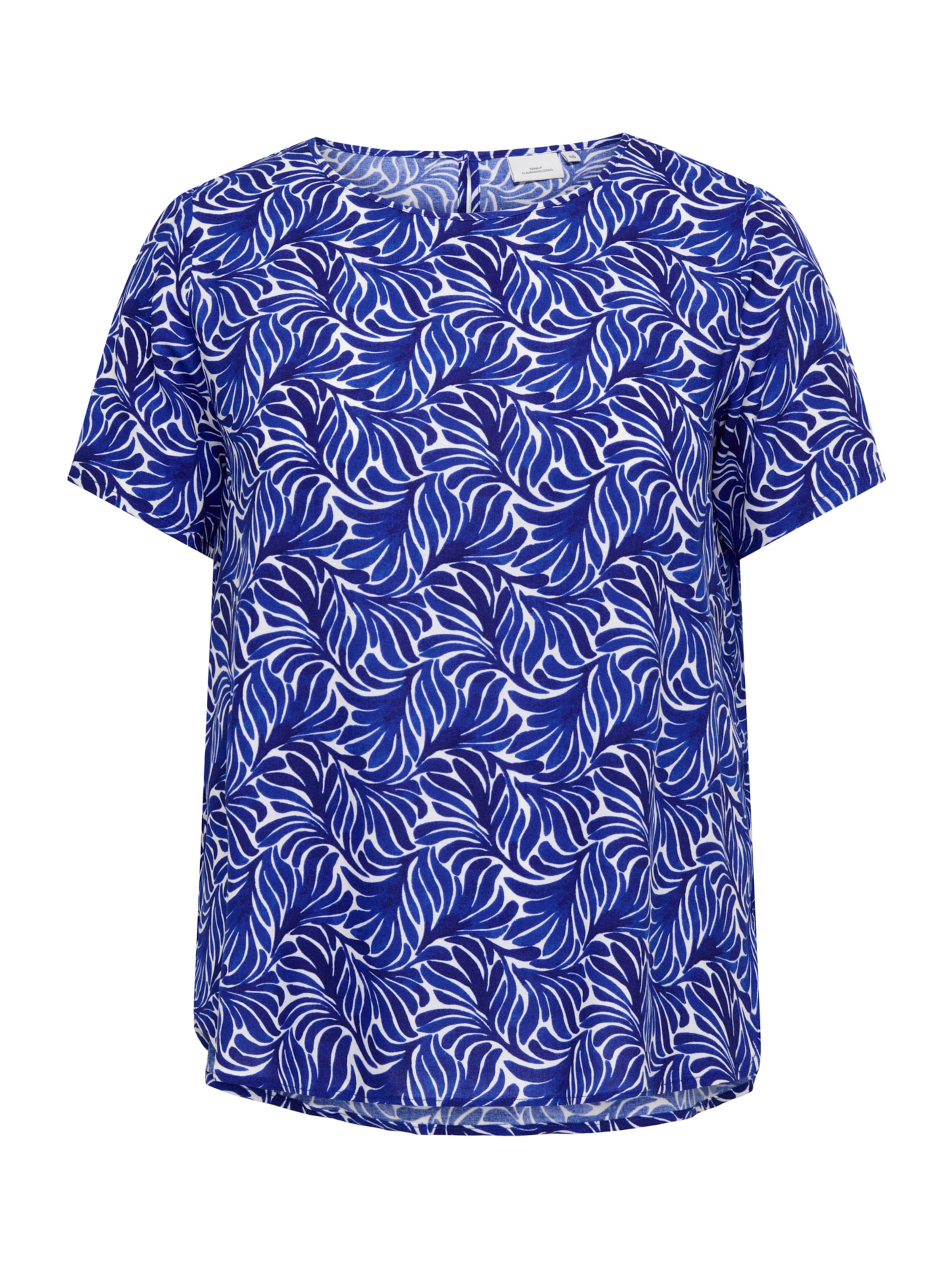 ONLY Carmakoma Blouse 'CARVICO' in Blauw: voorkant