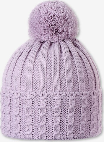 STERNTALER Beanie in Purple: front