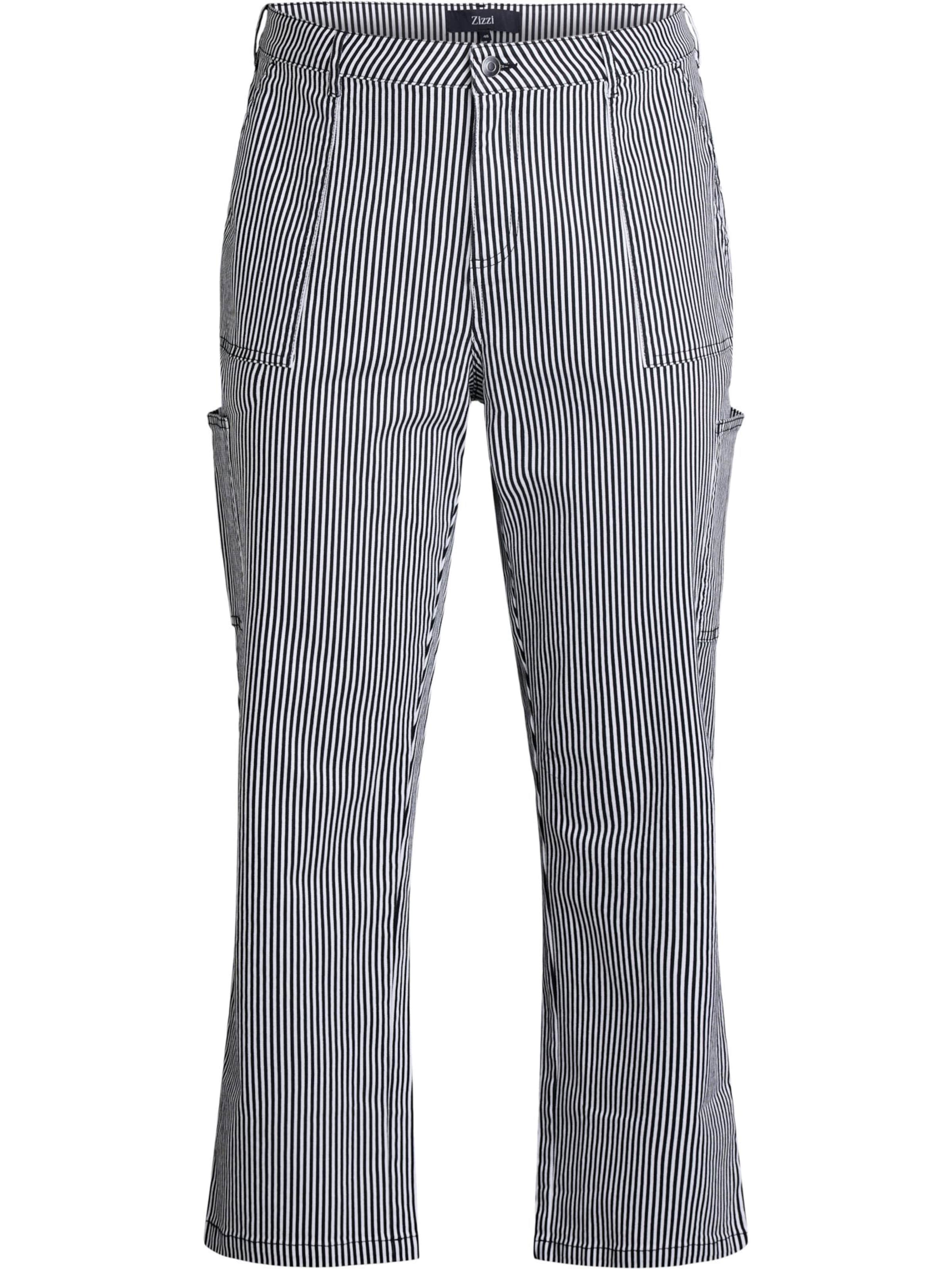 Zizzi Voľný strih Rifľové kapsáče - Zmiešané farby: predná strana