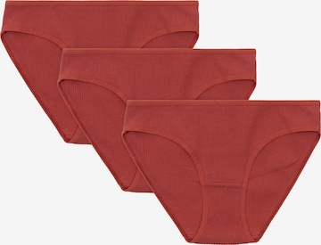 Tazzio Slip '3er-Pack F941' in Braun: Vorderseite