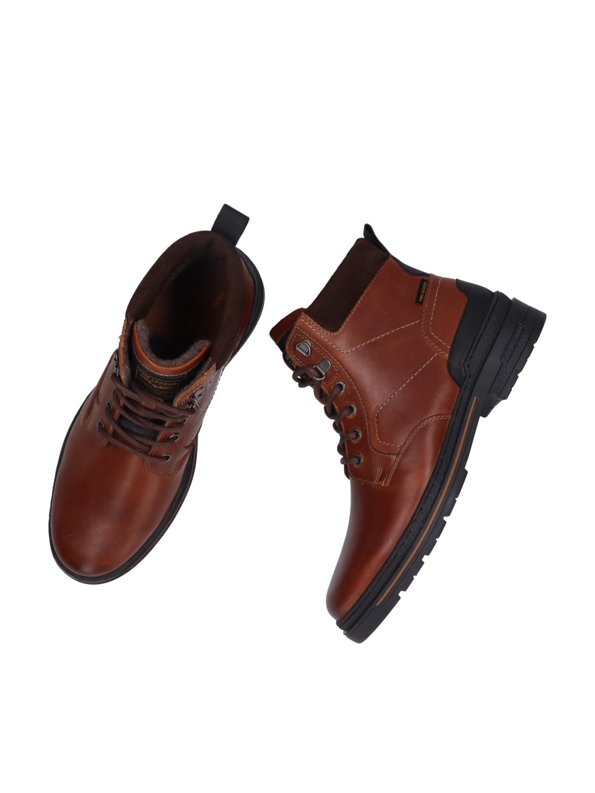 PME Legend - Botas 'Tarmac boot in leather' en marrón