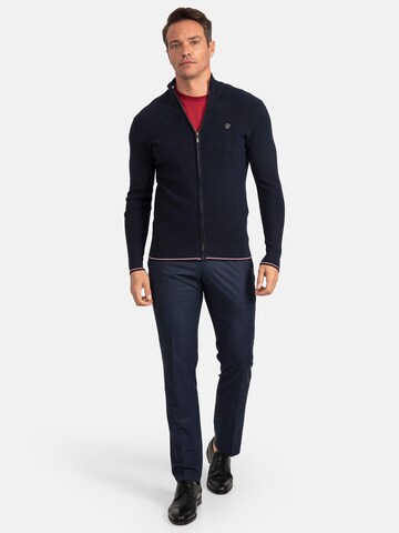 Jacey Quinn Knit cardigan in Blue