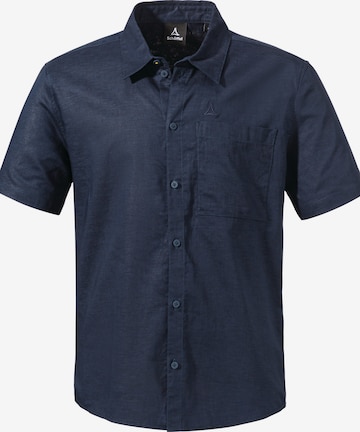 Chemise fonctionnelle ' Urban Shirt Style Kalmen MNS ' Schöffel en bleu : devant