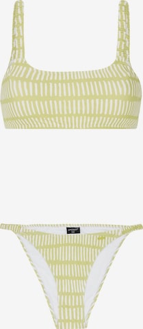 PROTEST Bustier Bikini 'PRTClue' in Groen: voorkant