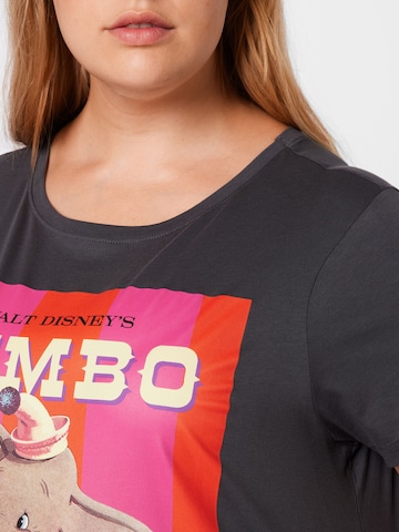 T-shirt 'Dumbo Love' ONLY Carmakoma en gris